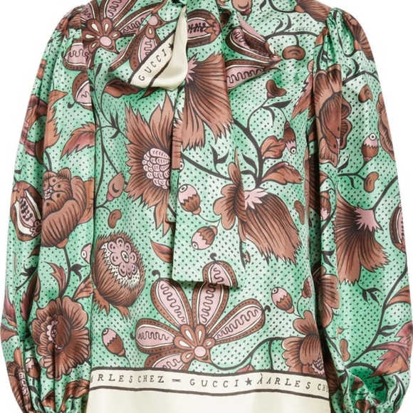 Gucci silk shirt size 36 - Picture 12 of 15